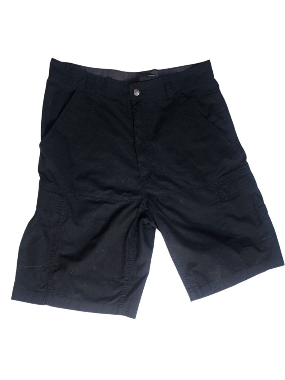 Vtg (OP)  y2k Ocean Pacific Mens Black Cargo Grunge Surf Shorts Size 38